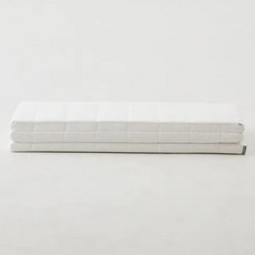 한샘 디퍼 베이직 토퍼 접이형 방문설치, 화이트, 7cm