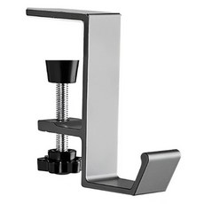 누리브 책상 고정 헤드셋 걸이, 그레이