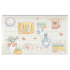 I'm Days廚房防油磁磚貼, 溫馨廚房, 1個