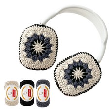 울클럽 맥스 케이스 해바라기 뜨개 DIY 패키지 + 도안 세트, 연베이지, 1세트