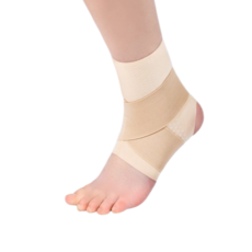 腳踝支撐帶 雙腳用 膚色, 1個