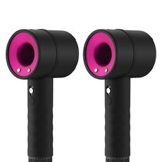 Miso-roun 彩色矽膠吹風機保護套 2入, 黑色