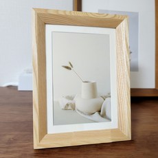 온맘컴퍼니 더미소아이 뉴프랑 삼각 원목액자, 1개, 애쉬