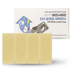 essencher EM 牡蠣殼洗衣皂, 1個, 520g