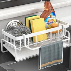 Hansoltem 瀝水菜瓜布架, 白色, 1個