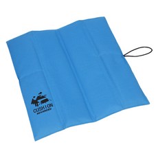에버하우스 휴대용 접이식 방수 등산방석 매트, 블루