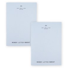 대시앤도트 인 에센스 미니 노트 04 기억편지순간, 스카이, 2개 스카이, 2개