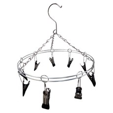 騰宇 圓型白金曬衣架 01J1 037, 銀色, 1組