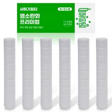 FILTER KLASS Dr.Piell淋浴蓮蓬頭替換濾芯, 無香味, 1組