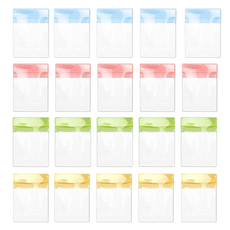 Make Mine 飾品防變色PVC密封夾鏈袋 20入組, 1套, 彩色