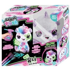 噴槍絨毛娃娃 D-Stone Universe 噴噴寵物 魔法獨角獸, 30cm, 1個, 混色