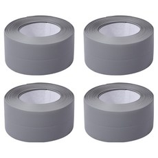 마켓플랜 초강력 다용도 싱크대 틈새 방수 테이프 그레이 대형, 4개