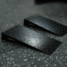 ZERO TO HERO Steel Squat Buddy腳踏板斜坡輔助硬拉斜坡架, 黑色, 1個