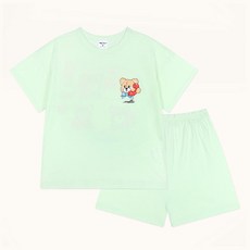 mollimelli friends 兒童透氣 Love to Love Molly 短袖居家服套裝