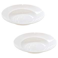 HANKOOK CHINAWARE 骨瓷Cooing義大利麵碗, 2個, 白色