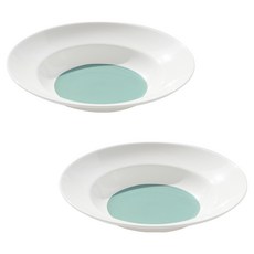 HANKOOK CHINAWARE 骨瓷Cooing義大利麵碗, 2個, 綠色