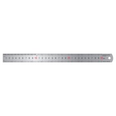 모닝글로리 스테인레스 자 30cm, 혼합색상, 1개