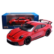 Maisto 1：18 保時捷 911 GT3 高級版 壓鑄模型, 紅色, 1個