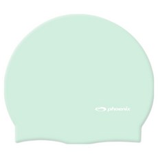 피닉스 실리콘 로고 솔리드형 수영모 PCS-02, 민트, 1개