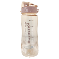 日本FOREVER 彈蓋式直飲曲線運動水壺 520ML 防滑設計 便攜手提, 1個, 藕粉色