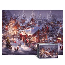 ADDONE拼圖, 1000件, 聖誕老人村, 1個