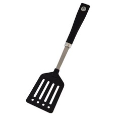 키친블루밍 나일론 사각 P 뒤집개, 블랙, 1개