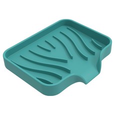 Starstore 矽膠排水洗衣皂架, 綠色, 1個