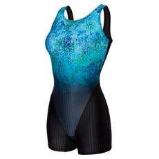 Rally 女款運動水中有氧三分連身 Brisa U型美背泳裝 PSLH149