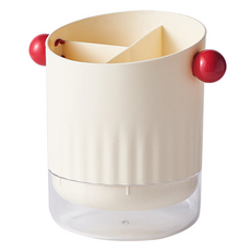 馬德布蒂 多用途圓形餐具收納筒 11.5 x 15.5 cm AE20515, 紅色, 1個