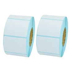 Wish Flick 黏貼式條碼用感熱標籤紙 50 x 40 x 1000p, 2個