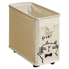 Daily Bloom 移動式多用途收納縫隙籃, 象牙白, 1個