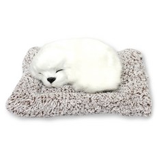 오토크루 잠자는 강아지 제습 탈취인형 사모예드 소, 1개, 90g