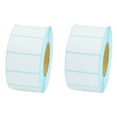 Wish Flick 黏貼式條碼用感熱標籤紙 40 x 20 mm, 2個, 1500格