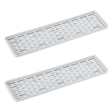 지리즈 다용도 물빠짐 식기 건조 트레이 S, 1단, 화이트, 2개