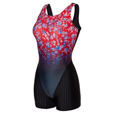 Rally 女性運動水中有氧三分半身莎莎U型美背泳裝 PSLH145