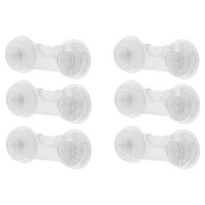 아이끌레 커버 안전잠금 장치 소형, 투명, 6개