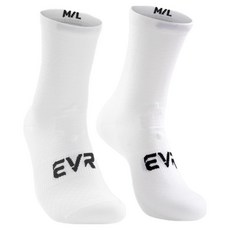 EVR 反光自行車襪 0902, 白色, 1個