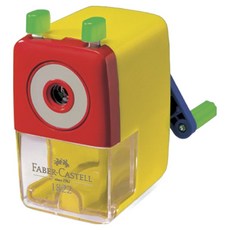 FABER-CASTELL 輝柏 手搖削鉛筆機 大 1822, 黃色, 1個