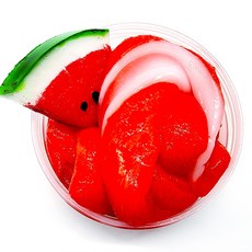 SLKO 西瓜刨冰史萊姆, 1個, 混合顏色