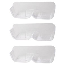 모아픽 부착식 안경 보관 거치대, 3개, 투명