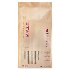 쌀명당 씻어나온 깨끗한쌀 한끼톡톡 고시히카리, 1.5kg, 1개, 상등급
