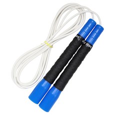 JFROPE 龍捲風競速跳繩, 1個, 藍色 + 白色繩