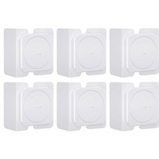 아이끌레 심플 스퀘어 안전잠금 장치 직각형, 화이트, 6개