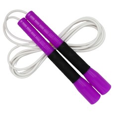 JFROPE Hurricane 高速跳繩, 紫色 + 白色繩, 1個
