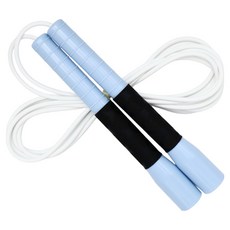 JFROPE Hurricane 高速跳繩, 天藍色 + 白色繩, 1個