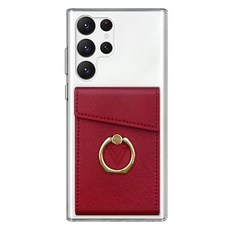 쏘니가드 카드수첩 그립링 젤리 휴대폰 케이스