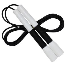 JFROPE Hurricane 高速跳繩, 白色 + 黑色繩, 1個