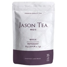 JASON TEA 薄荷茶金字塔茶包, 1個, 35入, 1g