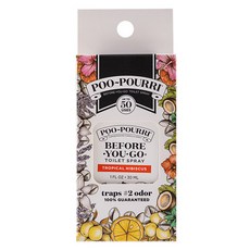 Poo-Pourri 噗噗莉廁所除臭噴霧 熱帶木槿花香 口袋型 正裝, 1個, 30ml, 熱帶木槿花