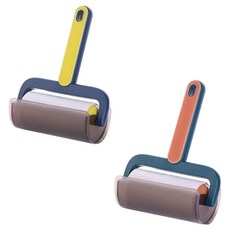 PEONIST 便利滾輪除塵黏把 海軍藍 + 青綠色組合, 1套